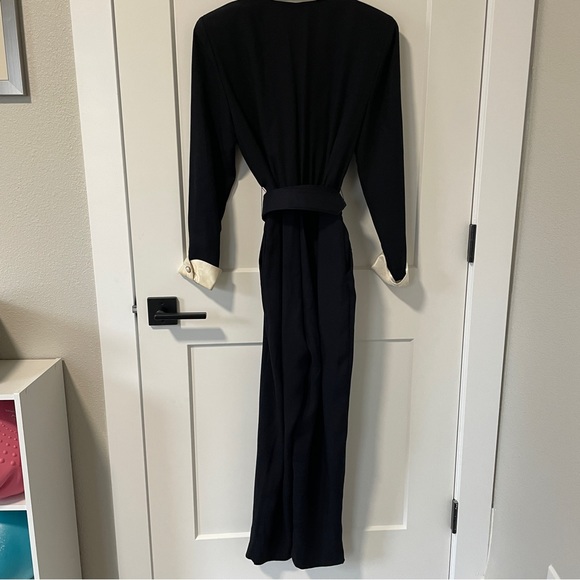 Vintage tuxedo-style formal jumpsuit Size size 3/4 - Picture 3 of 8